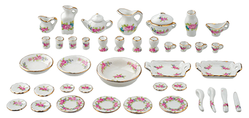 Floral Table Set, 42 pc.